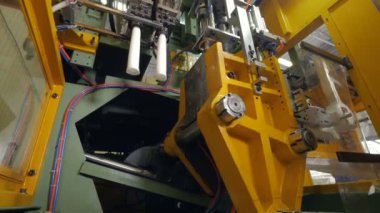 Endüstriyel makine otomatik. 4k.