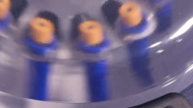 Modern tıbbi ekipman test kan. 4k.