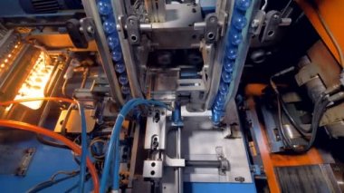 Şişe yapmak için evde beslenen hayvan tüpler işleme tesisi ekipman.