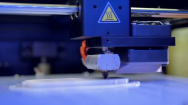 3d baskı işlemi yakın çekim