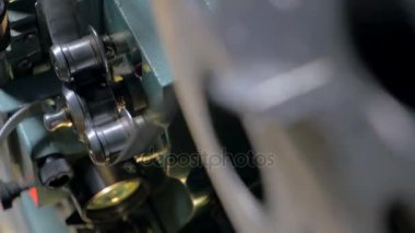 Opto-mekanik film projektör gidiş teyp.