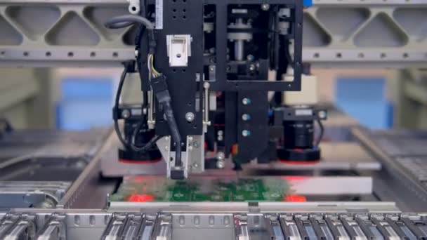 Circuit board production process. 4K. — Stock Video