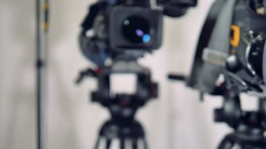 Hareketli bir durdurma bir video kamera çekim.