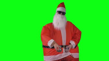 Noel Baba Noel baubles ile hokkabazlık olarak başarısız.