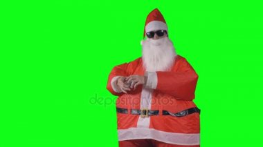 Noel Baba Noel baubles ile magic tricks başarısız.
