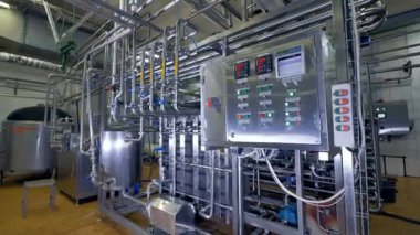 Bir operasyonel Denetim Kurulu endüstriyel bir tesisi. 4k.