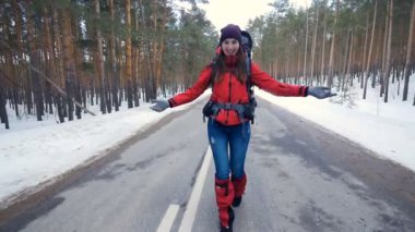 Onu sonra aramayı çekici mutlu turizm.