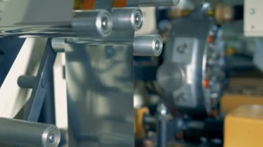 Ayrıntılı bir görünümünü çalışma işlemi sırasında bir Sarma makinesi