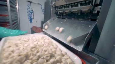 Et cepler plastik tepsiye düşen ve raflara koyun olmak.