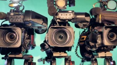 Bir video kamera objektifi ile görüntüleri Yakınlaştırılmış içinde
