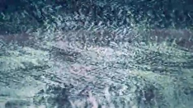 Black and white glitches of a TV-image