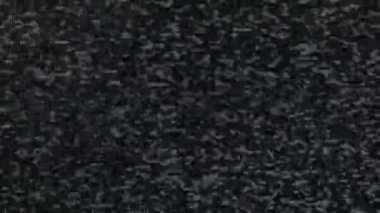 Sabit arızalarla titreşimli TV ekranı