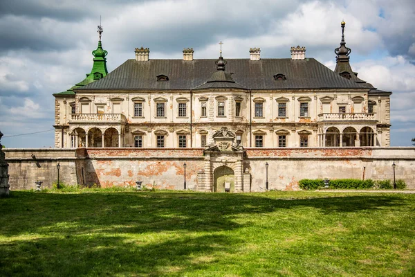 Extérieur Sur Château Podgoretsky Accès Général Ukraine Été Par Temps — Photo
