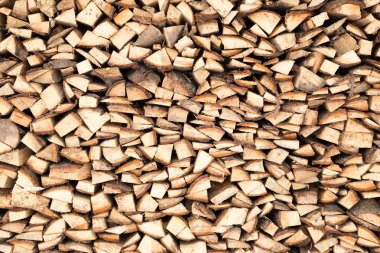 Yakacak odun yığınının arka plan