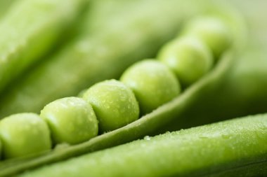 Yeşil bezelye pod, yeşil bezelye. Sebze arka plan