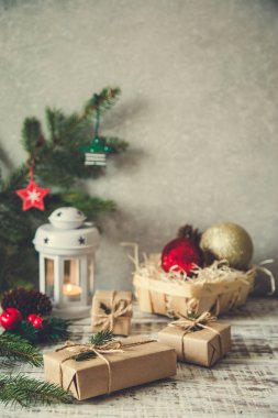 Noel arka plan. Noel kompozisyon. 