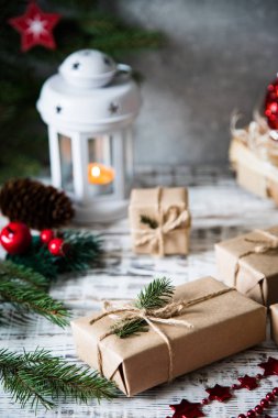 Noel arka plan. Noel kompozisyon. 