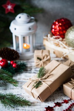 Noel arka plan. Noel kompozisyon. 