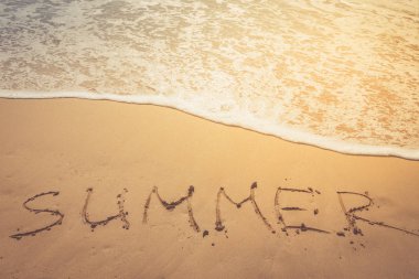 Kum üzerinde yazıt. Ocea banka yazıt