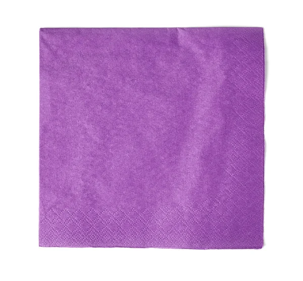 Serviette en papier violet d'en haut — Photo