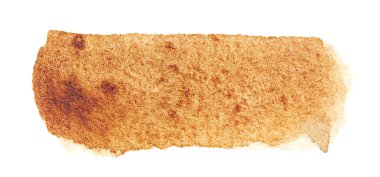 Suluboya fırça kahverengi kontur elle çizilmiş