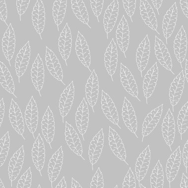 Modaya uygun renklerde sorunsuz yaprak desen