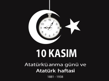 Atatürk ölüm yıldönümü. Türkiye'de belleğin Milli günü. 