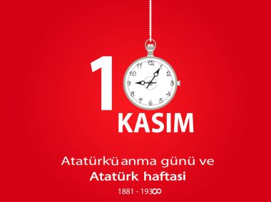 Atatürk ölüm yıldönümü. Türkiye'de belleğin Milli günü. 