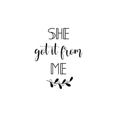 o benden aldı. Yazı. Anneler günü teklif ve Bayan günü. Beyaz arka plan üzerinde el yazısı mürekkep.