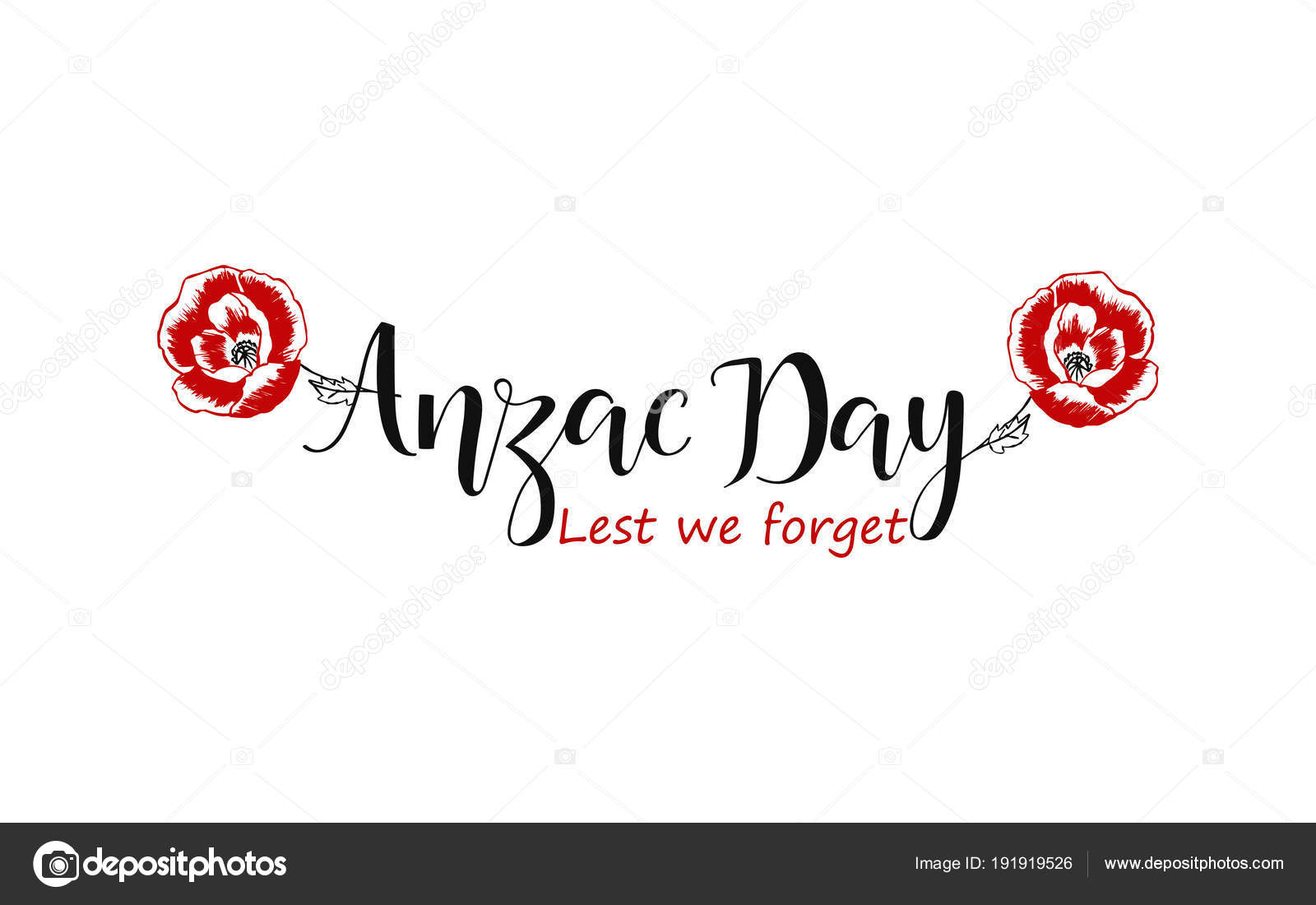 Anzac Lest We forget Sign