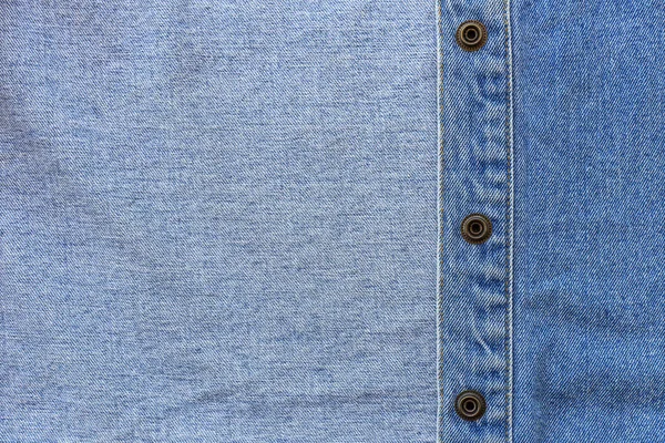 Dikiş denim ceket bakır çiviler.