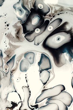 Soyut sanat su. Korku ve canavar için hayal.