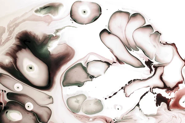 Su üzerinde soyut sanat.