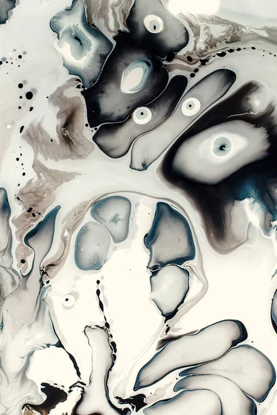 Soyut sanat su. Korku ve canavar için hayal.