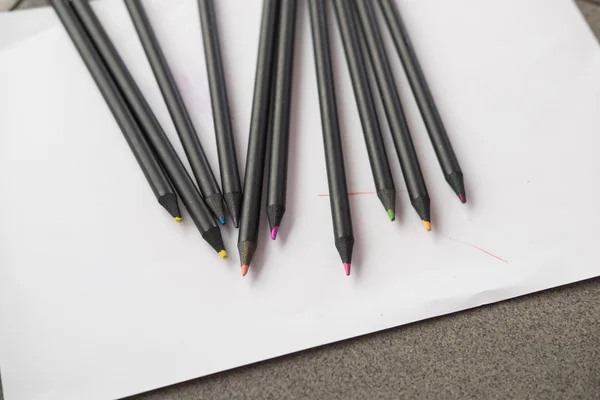 Renk kalemler, arka plan konsepti