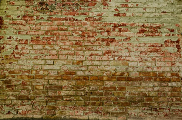 Eski tuğla duvar obladayuschaya doku — Stok fotoğraf