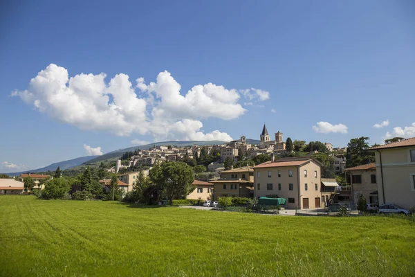 Miasta Spello w prowincji Umbria, Włochy — Zdjęcie stockowe