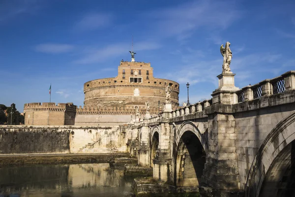 Castel Sant'Angelo w Rzymie we Włoszech. — Zdjęcie stockowe