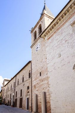 Spello. Aziz Maria Maggiore Kilisesi İtalya Umbria