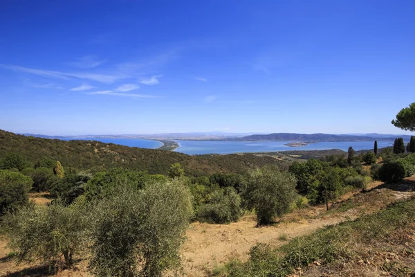 Lagün Orbetello Toskana, İtalya