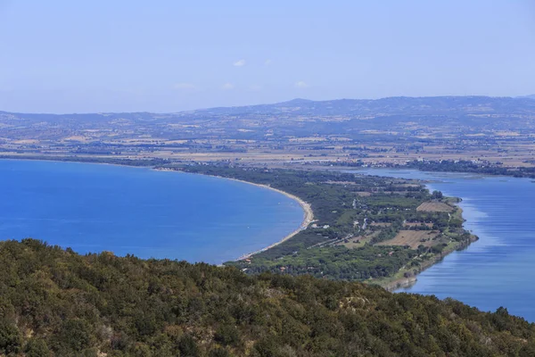 Lagün Orbetello Toskana, İtalya