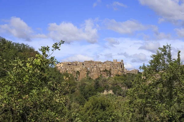 Calcata, знаменитий Гамлет провінція Вітербо в Італії — стокове фото