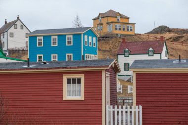 Renkli evler Trinity Newfoundland
