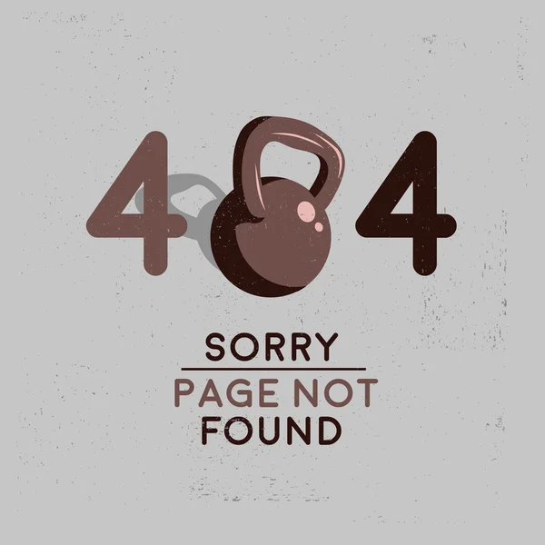 Chyba 404. Stránka nebyla nalezena. Vektorový obrázek. — Stockový vektor