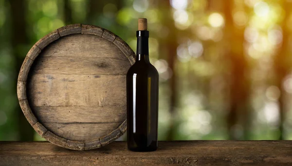 Eski ahşap varil üzerinde arka plan