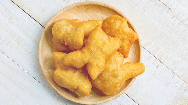 Çin derin kızarmış hamur sopa ahşap tabak, Odaya Servis Kahvaltı Tha içinde