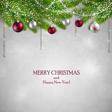 Bir mutlu Noel Kartpostalı.