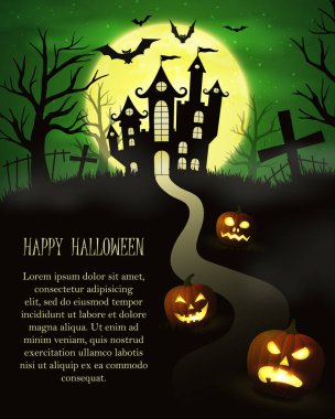 Kartpostal Cadılar Bayramı Balkabağı.