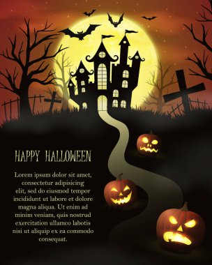 Kartpostal Cadılar Bayramı Balkabağı.