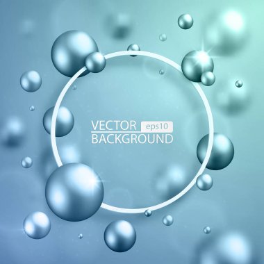 Parlak balonlar uçan.